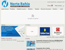 Tablet Screenshot of nortebahia.com.br